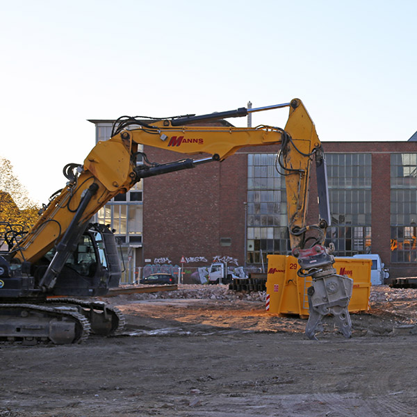 Foto einer Baustelle