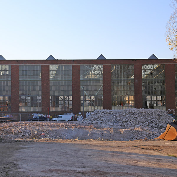 Foto einer Baustelle